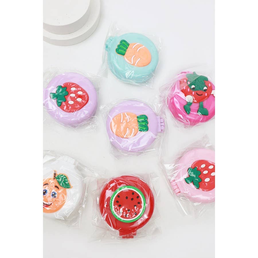 Colorful Round Mirror with Pop Up Brush