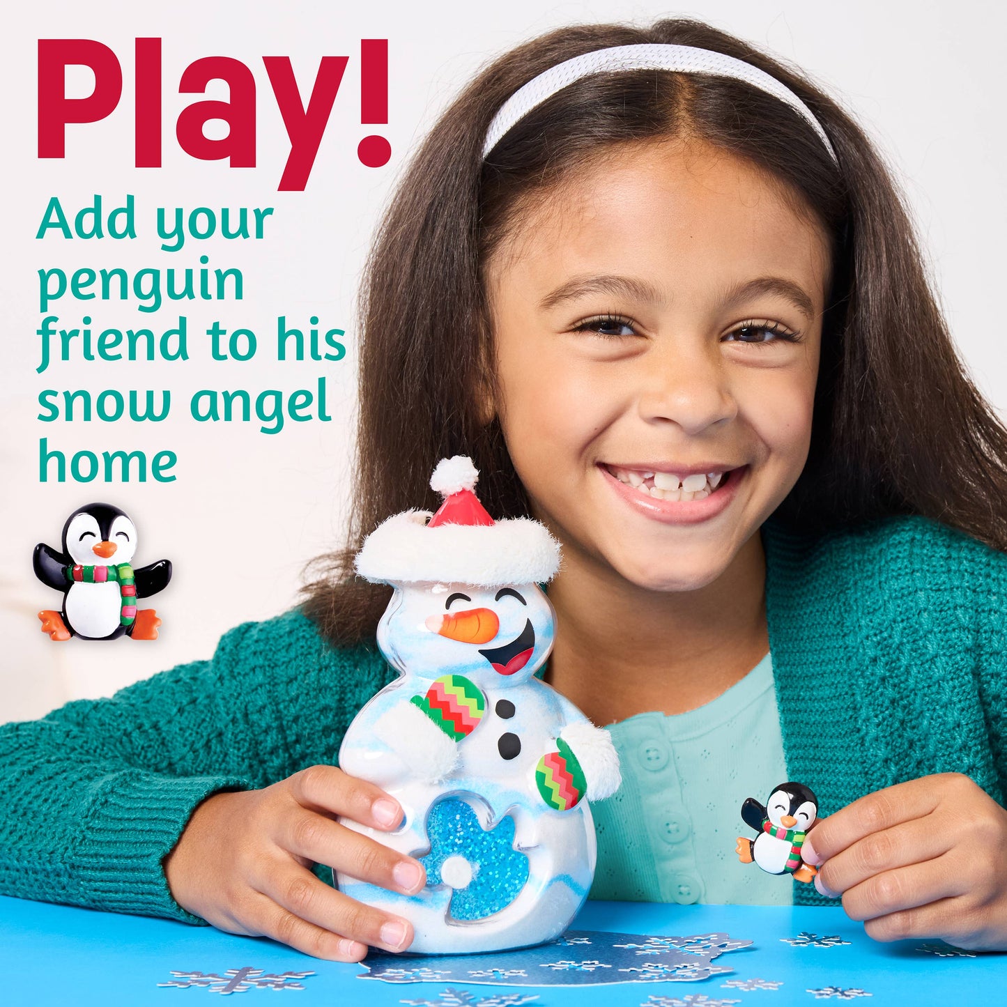 Sand Art Snowman Holiday Craft Kit for Kids