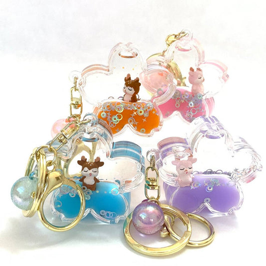 12061 Flower Animal Floaty Key Charm