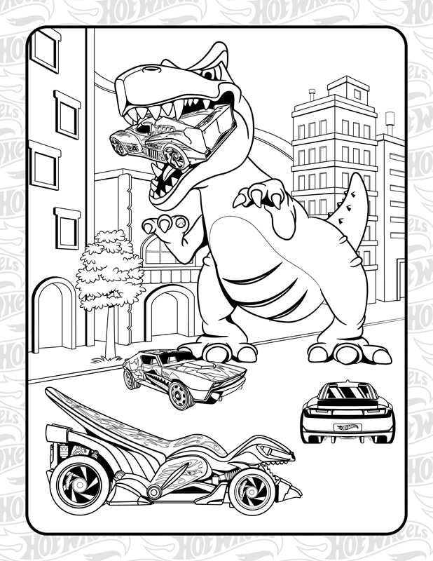Hot Wheels: Giant Coloring Book by Mattel