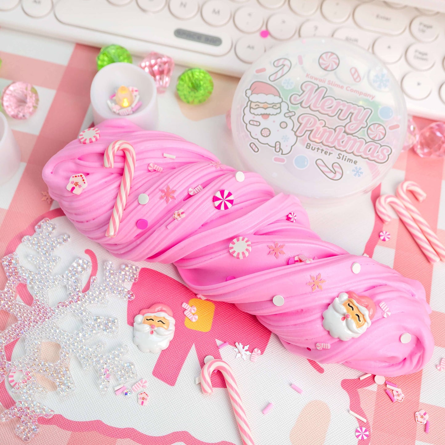 Merry Pinkmas Butter Signature Dome™ Slimes (4pcs/case)