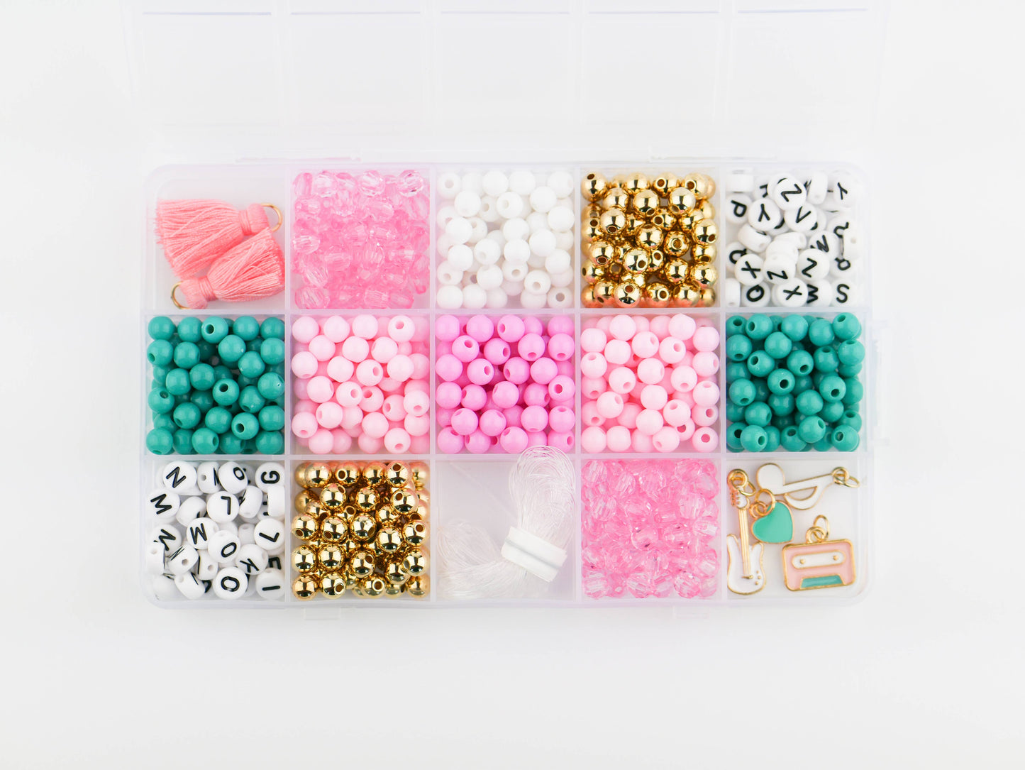 Bubblegum Groove DIY Stretchy Bracelet Craft Kit