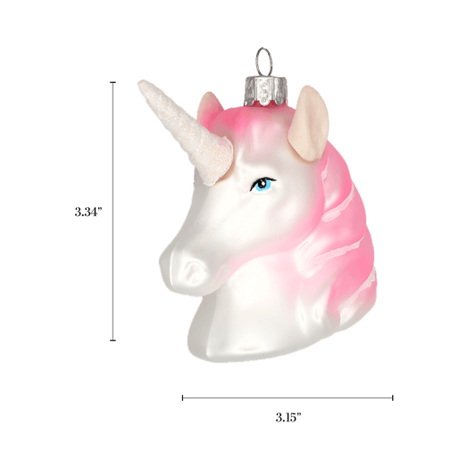 Unicorn Pink Ornament