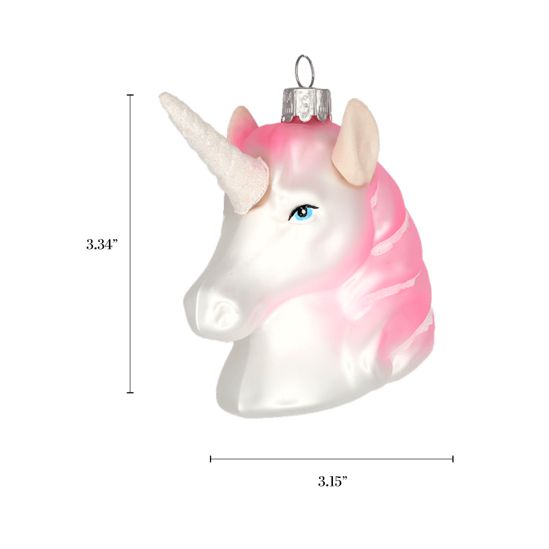 Unicorn Pink Ornament