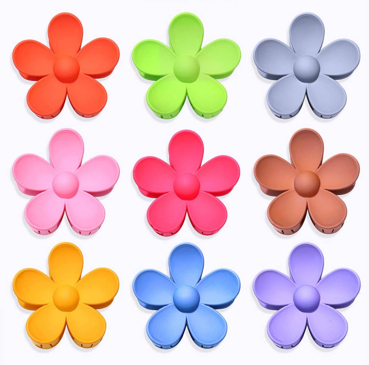 Huge Daisy Flower Hair Claws Clips Accessories Women Girls