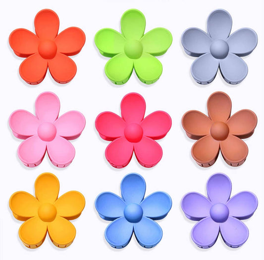 Huge Daisy Flower Hair Claws Clips Accessories Women Girls