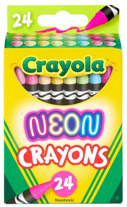 24 Count Crayola NEON Crayons