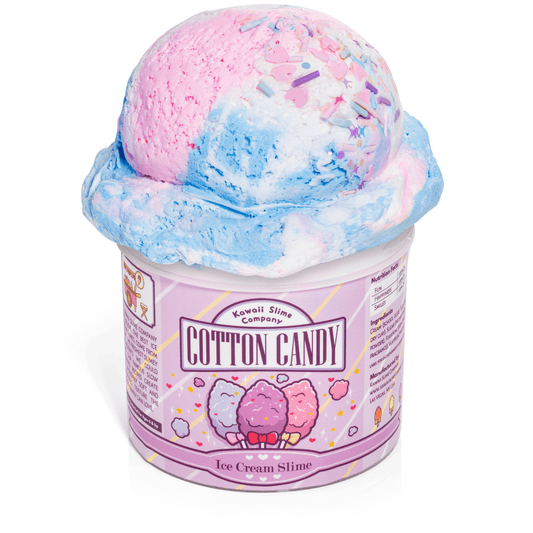 Cotton Candy Scented Ice Cream Pint Slime (4pcs/case)
