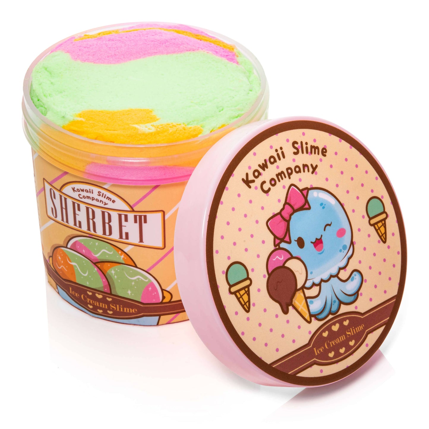 Sherbet Scented Ice Cream Pint Slime (4pcs/case)