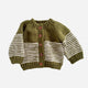 Stripe Cardigan Moss Kid Baby Sweater Fall Holiday Christmas