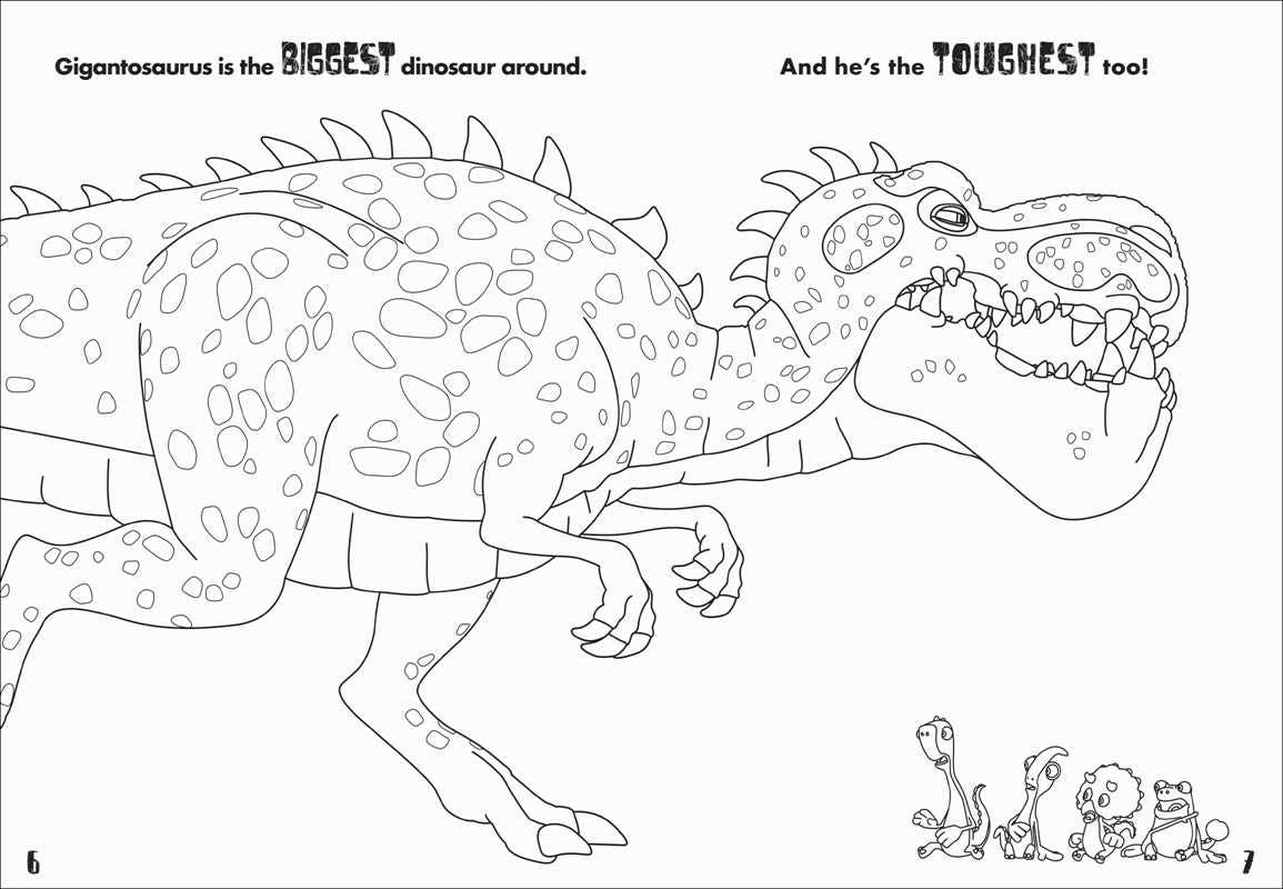 Gigantosaurus: Coloring and Activity Book with Crayons by Delaney Foerster