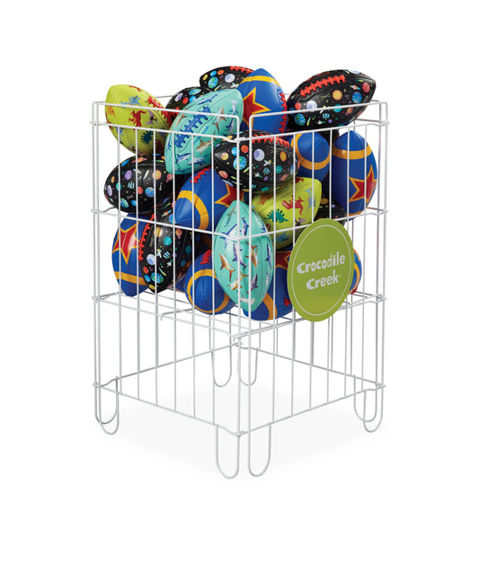 Soft Football Assortment (36 Balls) With Display