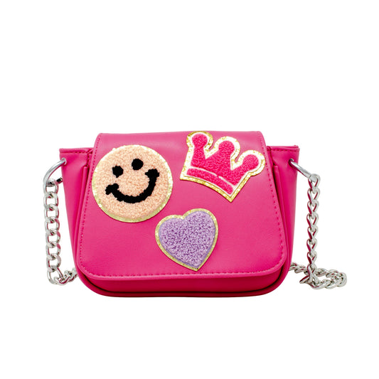 Girls Crossbody Patch Handbag