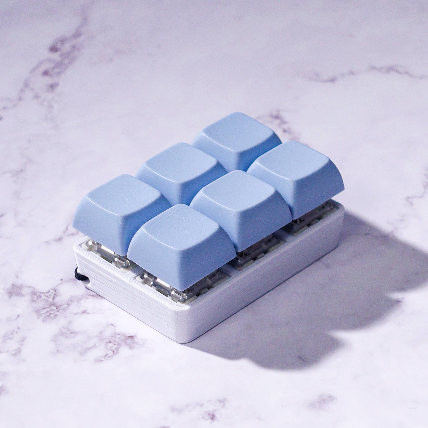 6 Key Mechanical Keyboard Fidget Keychain