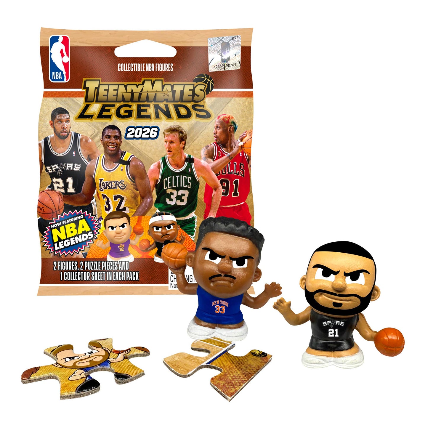 TeenyMates Legends NBA 2026 Players–32-Pack Counter Display