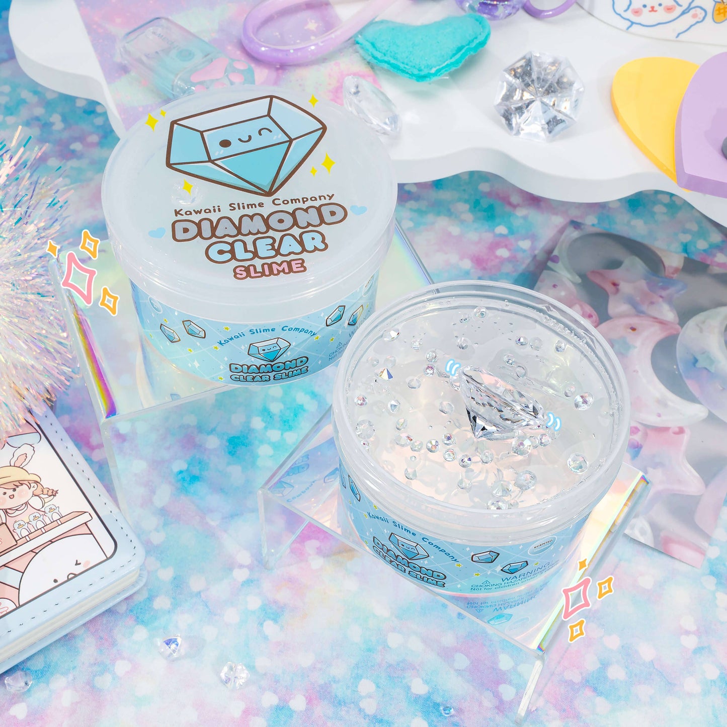 Diamond Clear Putty Slime (4pcs/case)