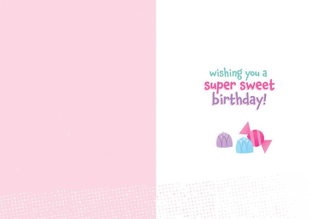 Birthday Note Cards - Ice Cream Cone - Glitter