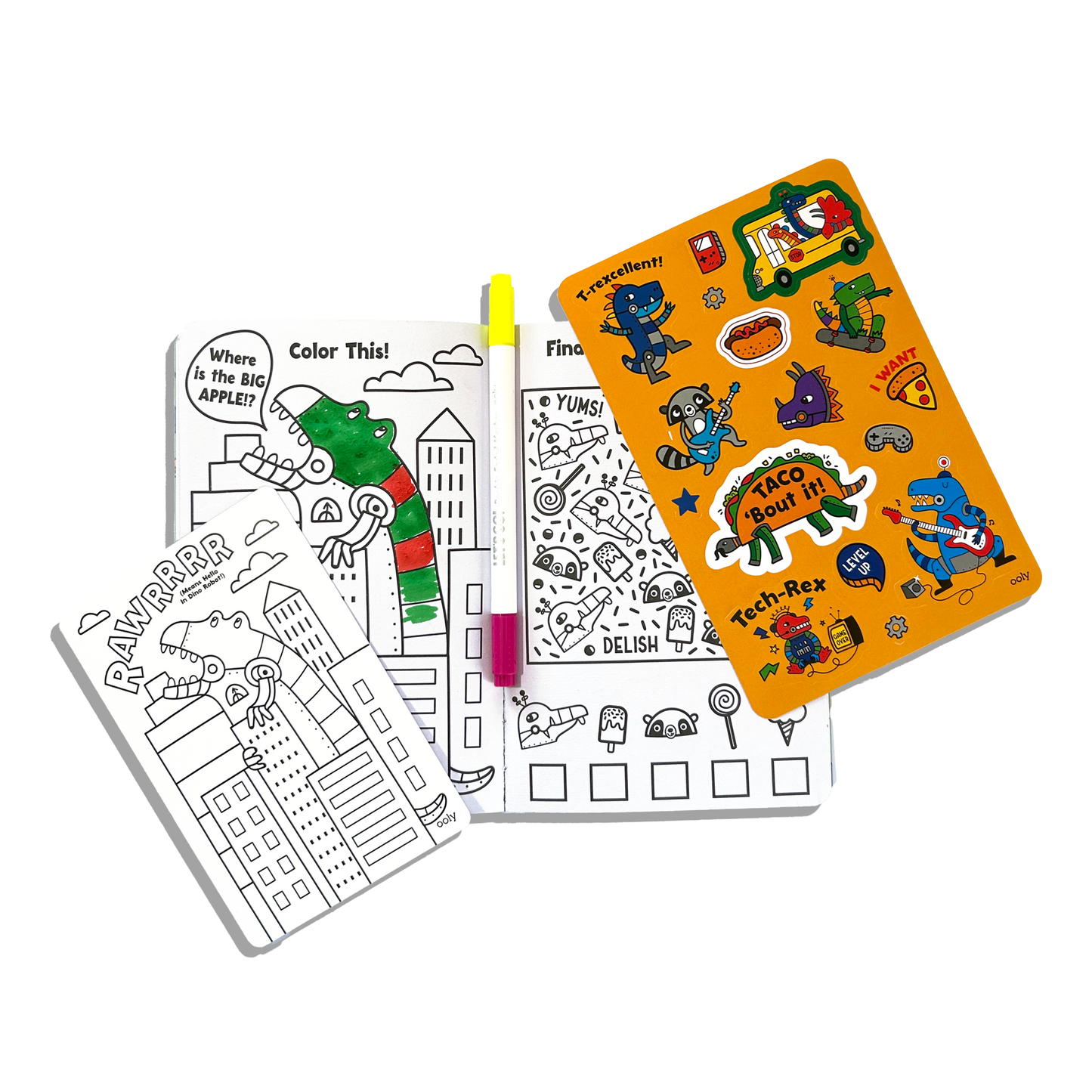 Let's Go!: Activity & Coloring Kit - Kitty In The City