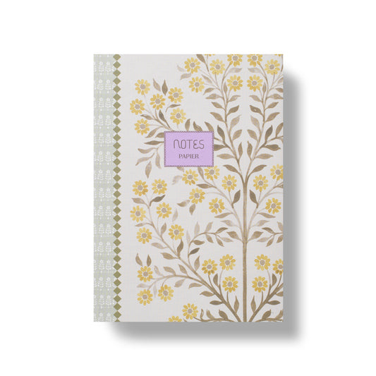 Lined Notebook, A5 Softcover - Floral Collage