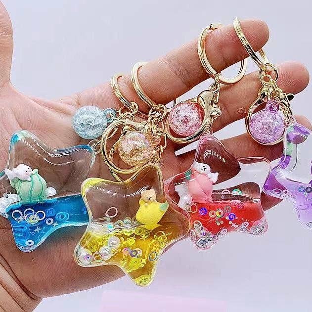 12096 Star Animal Floaty Key Charm
