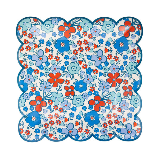 FLA1140 - Floral Americana 9" Plate