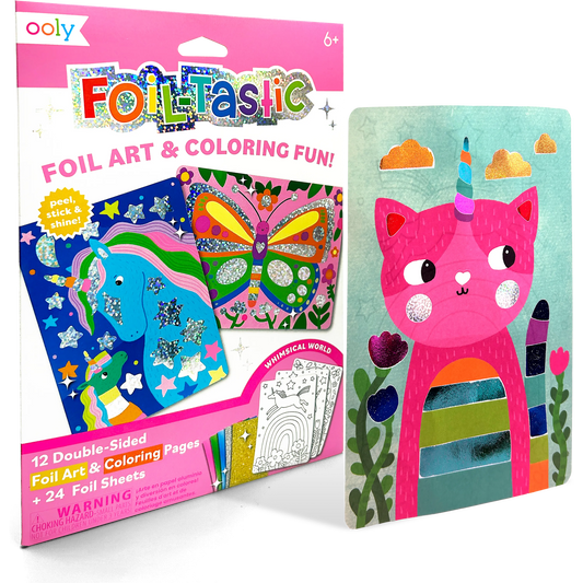 Foil-tastic: Foil Art & Coloring Fun - Whimsical World