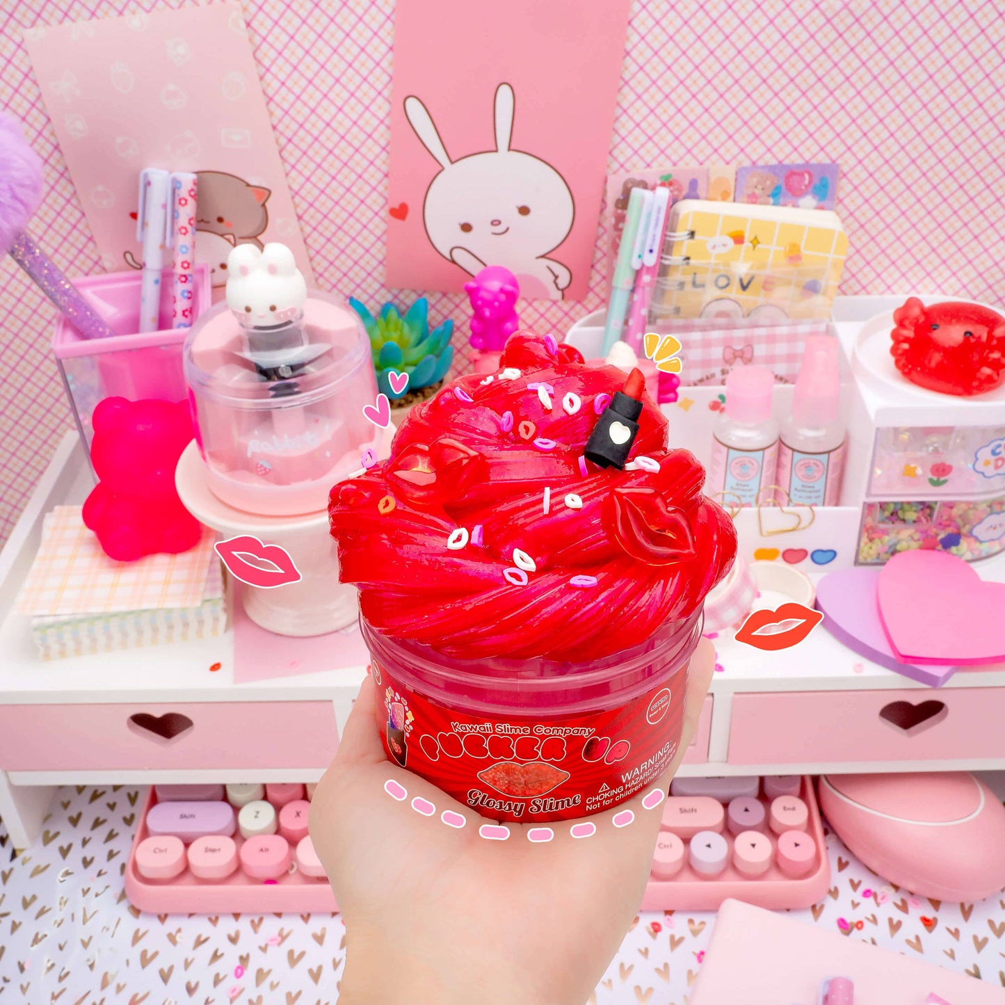 Pucker Up Glossy Slime (4pcs/case)