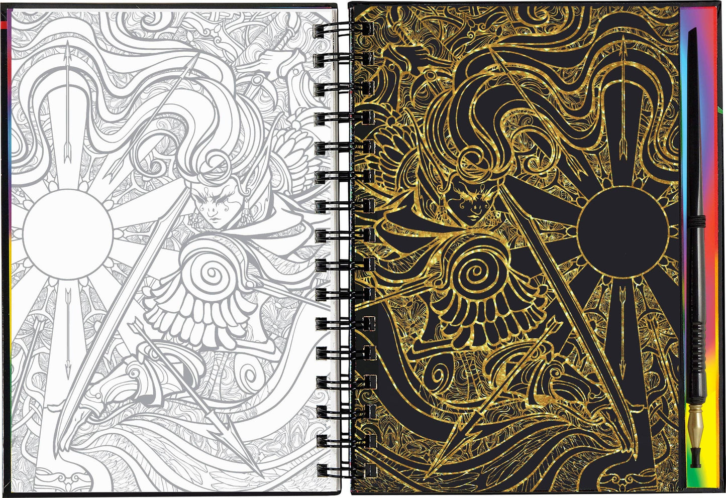 Scratch & Sketch Extreme Fantasy Art (Trace Along)