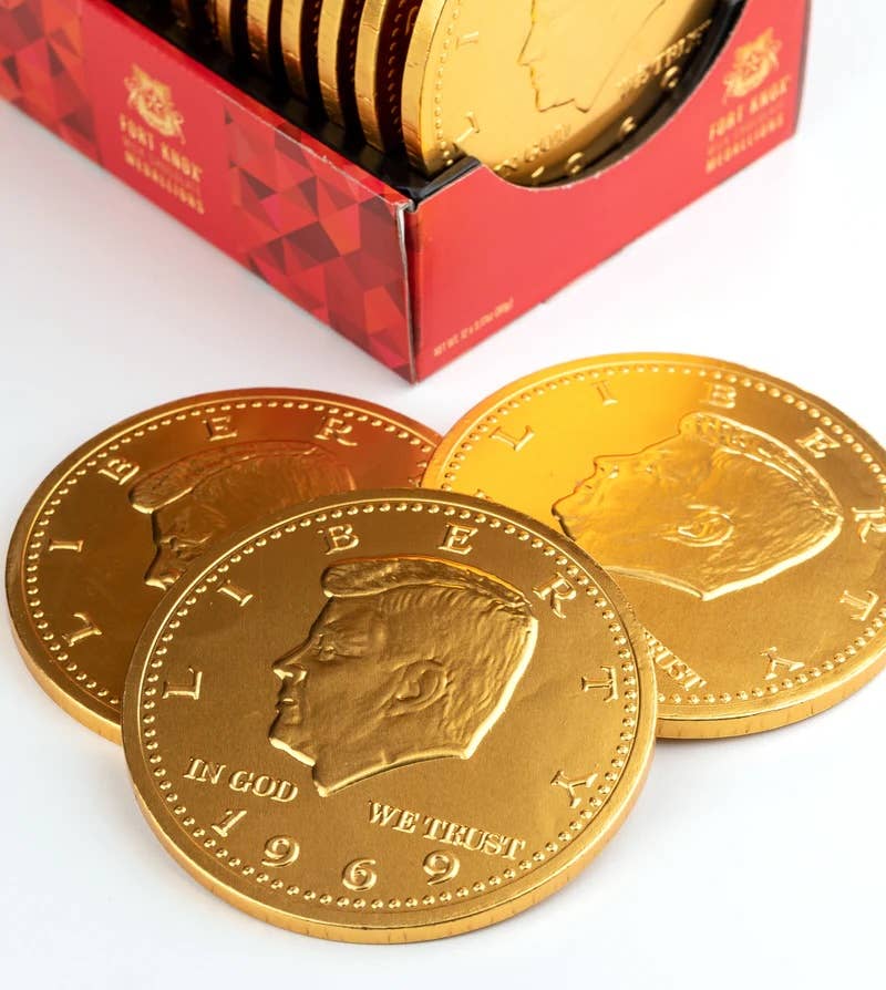 Fort Knox Mega Gold Medallion, 5" Wide, 3.17oz, 12ct Box