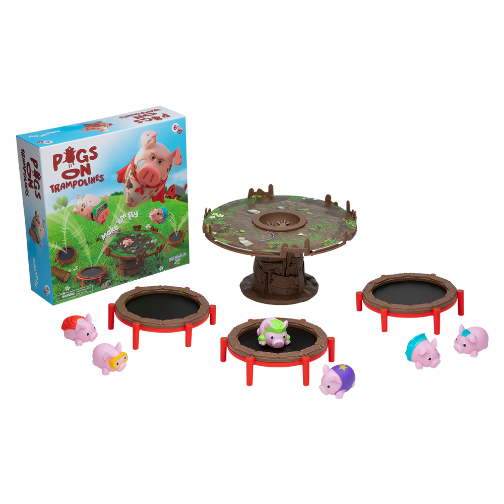 Pigs on Trampolines Board Games