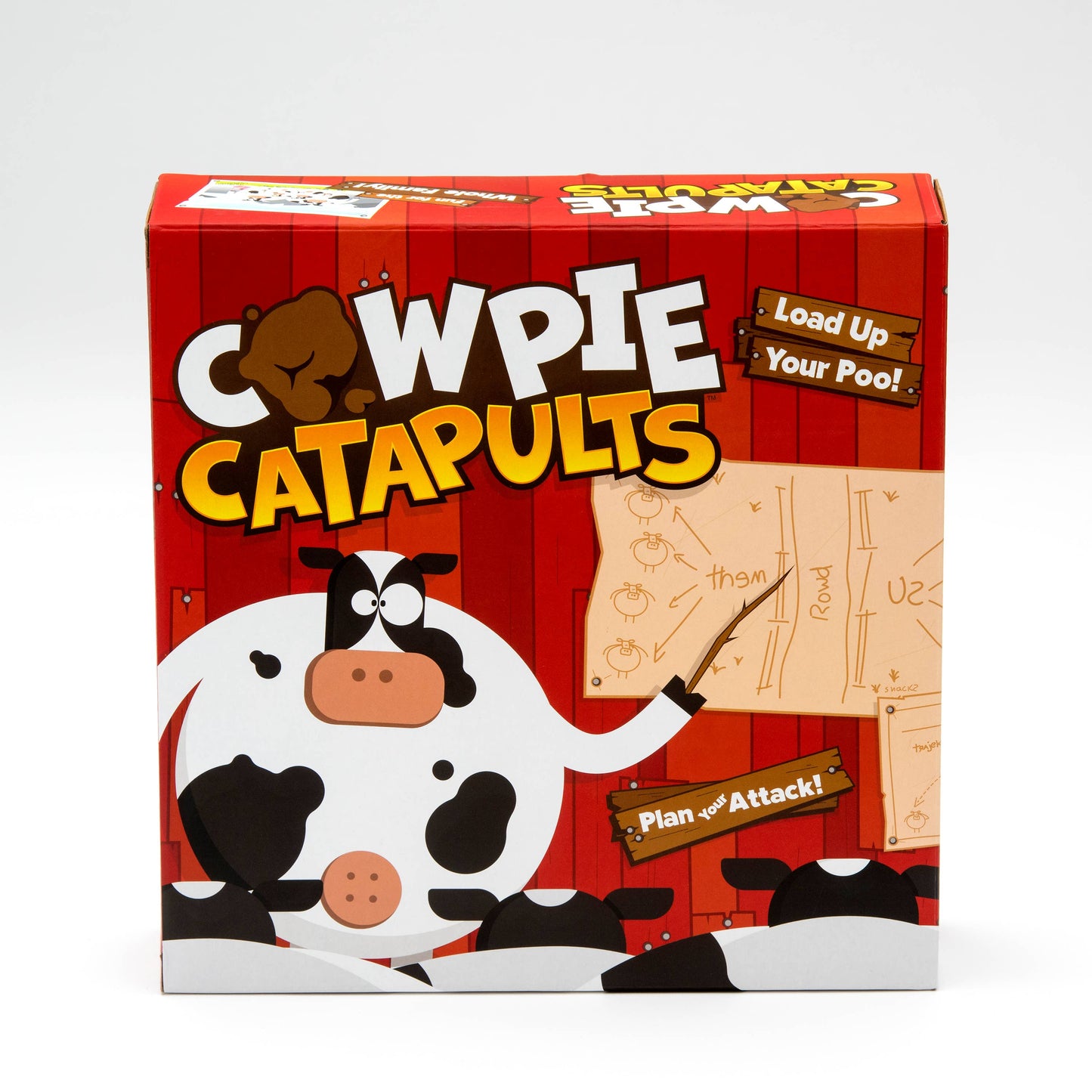 Cow Pie Catapults - Launching Action Farm Animals Board Game