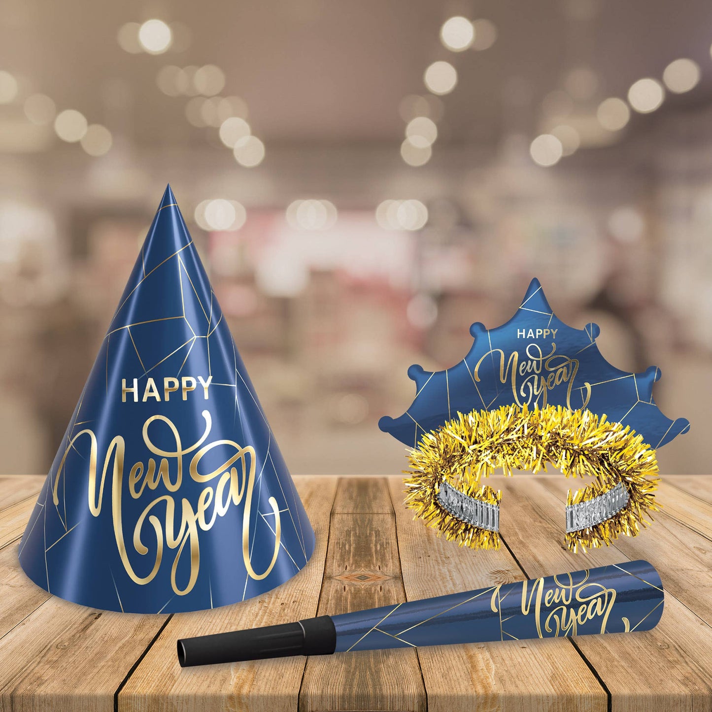 Midnight Blue and Gold New Year Assorted Kit for 10