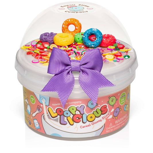Loopylicious Cereal Glossy Signature Dome™ Slime (4pcs/case)