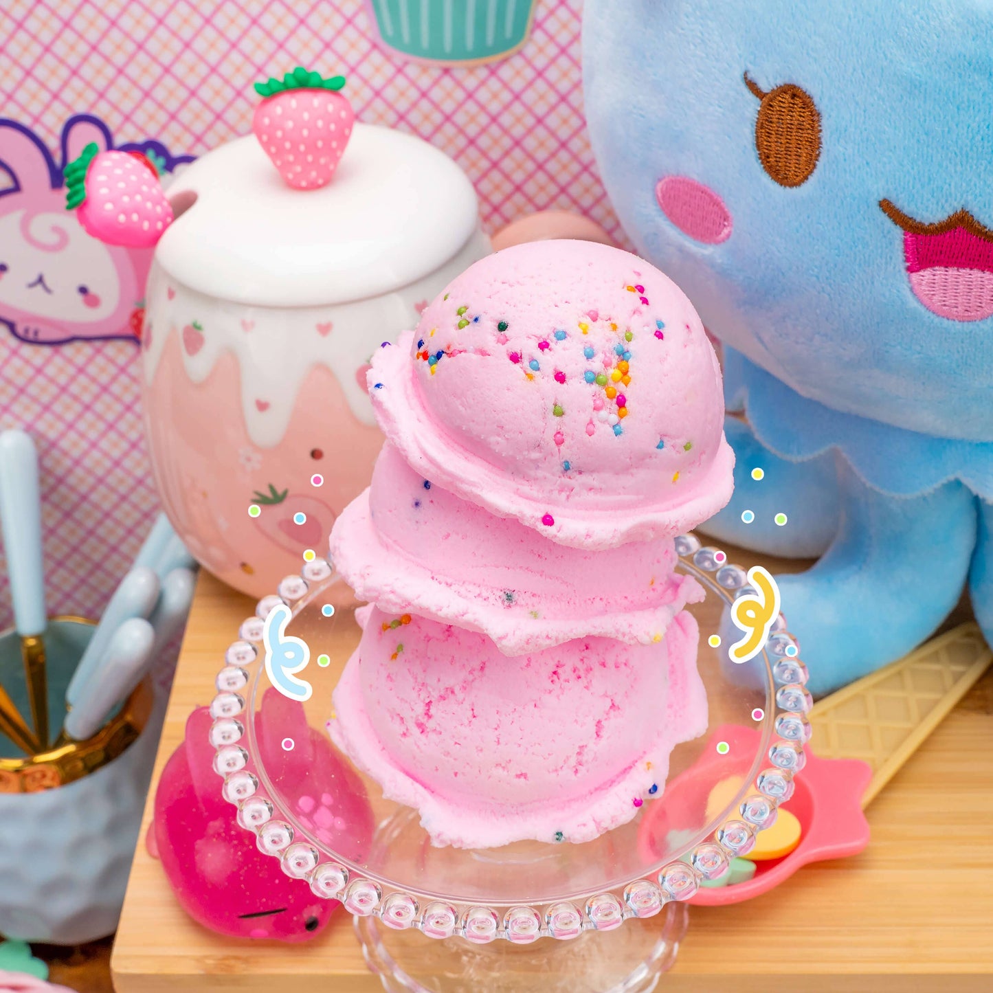 Circus Cookie Scented Ice Cream Pint Slime (5pcs/case)