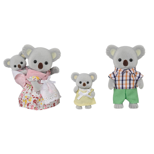 Calico Critters Koala Family, 4 Collectible Doll Figures