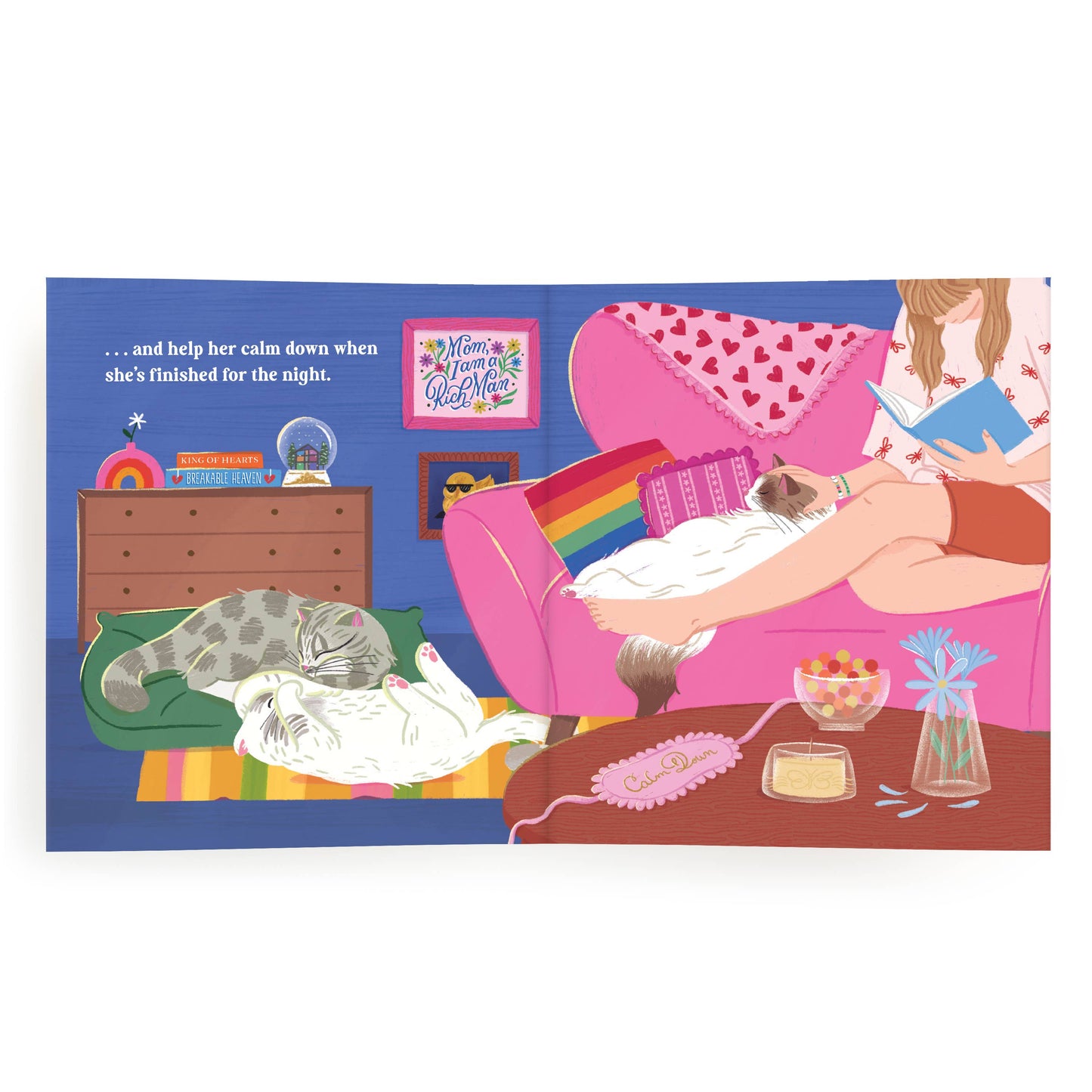 Karma Is Three Cats Picture Book