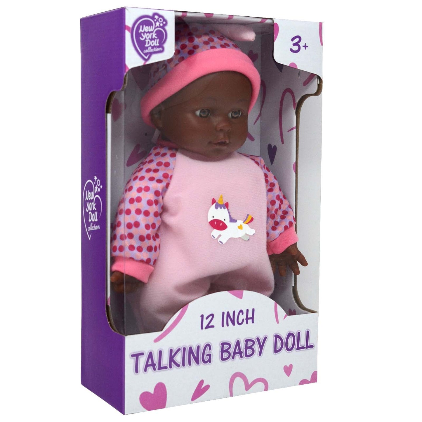 12" Soft Body Talk, Cry & Sing Interactive Baby Doll-Unicorn