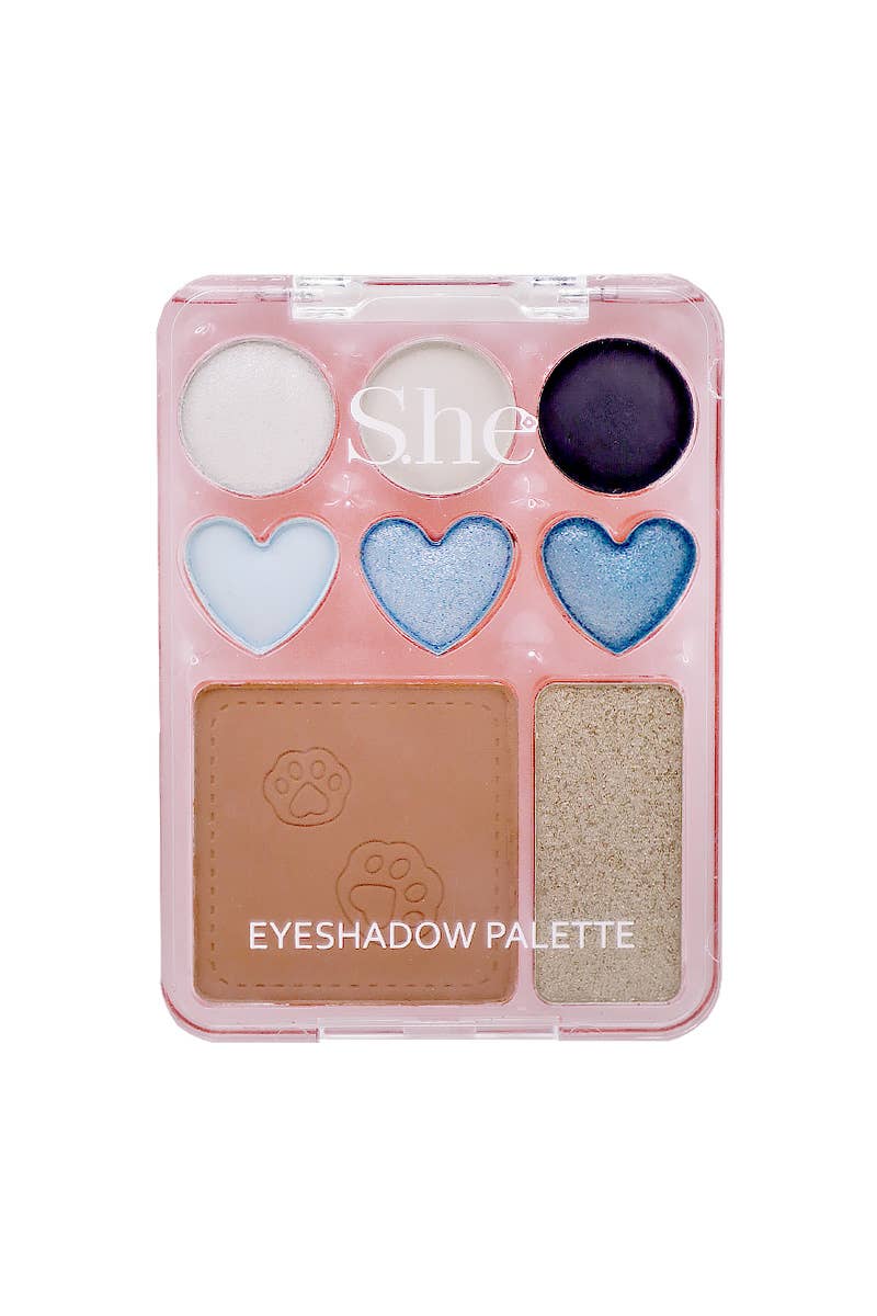 Makeup She ES1061 Cute Cat Paws Eyeshadow Palette - 24