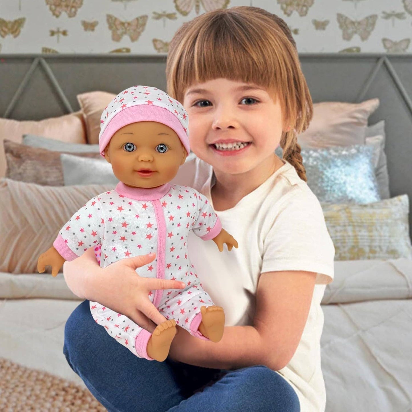 12" Soft Body Talk, Cry & Sing Interactive Baby Doll-Unicorn