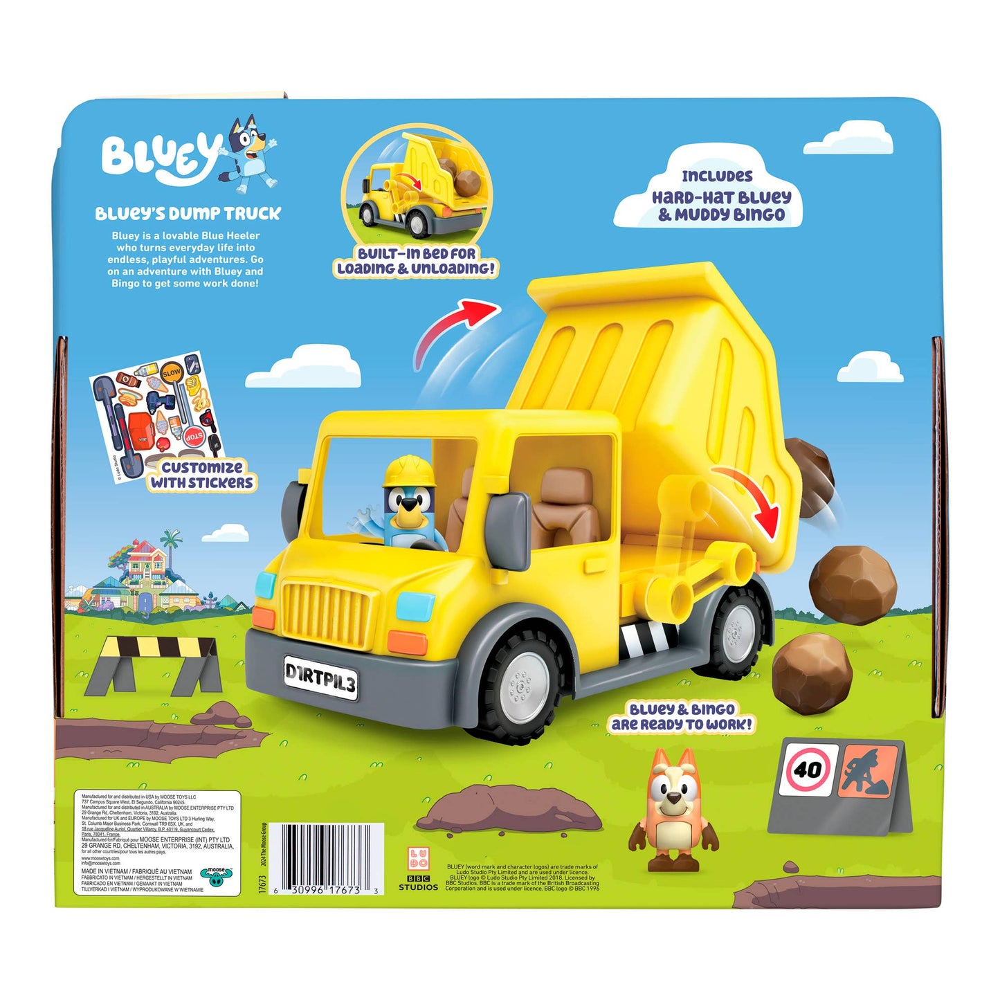 Moose Toys - Bluey Dump Truck