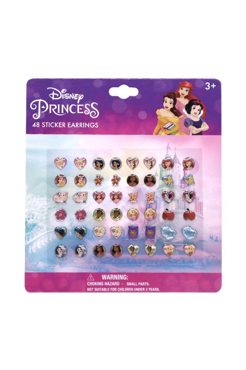 UPD P24SE Disney Princess 24 Pairs Sticker Earrings - 12set