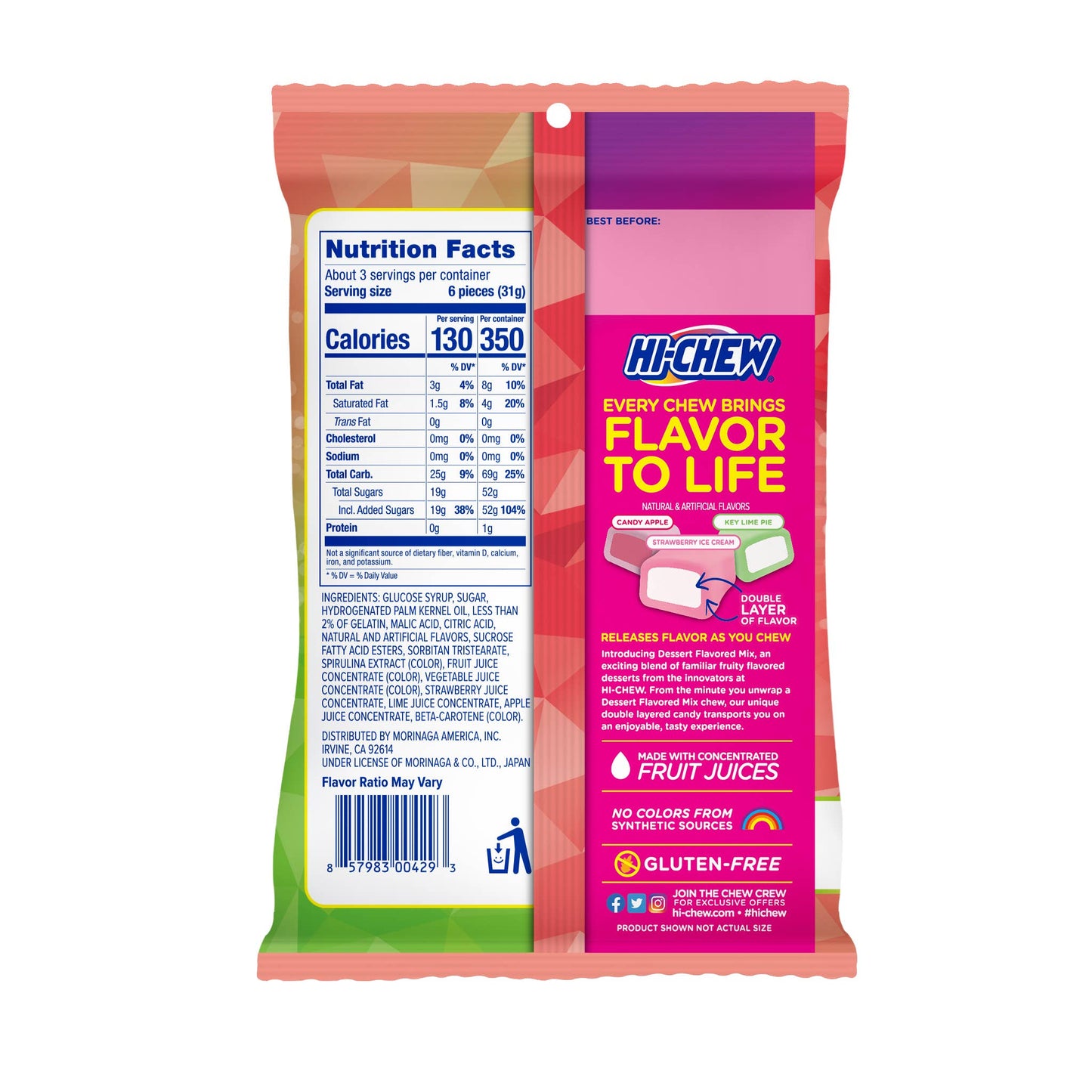 Hi Chew Dessert Mix 3oz, 6ct