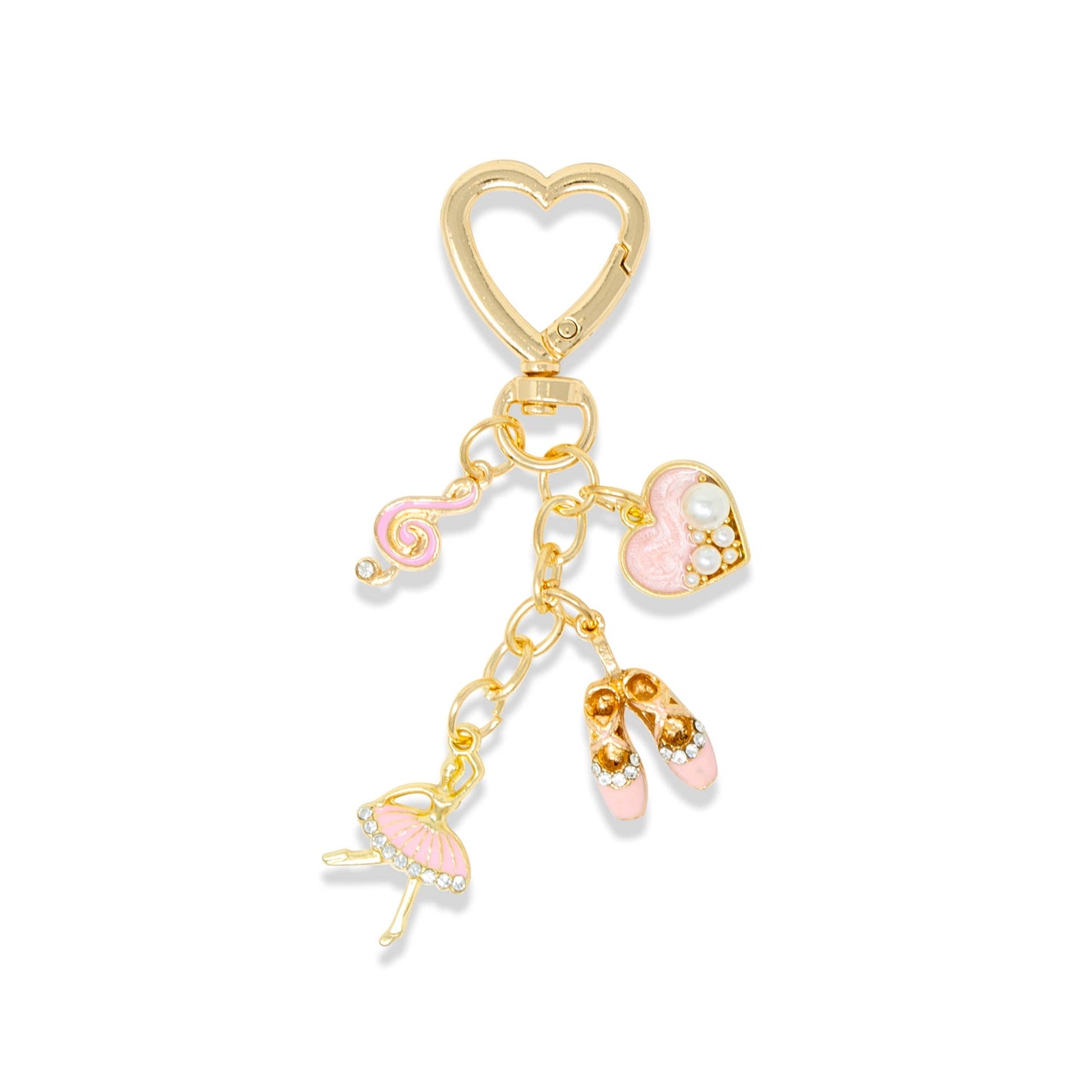 Tiny Quilted Ballet Charm Handbag