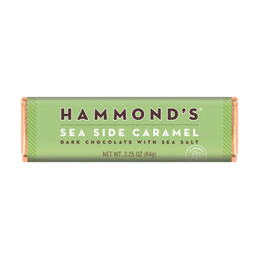 Candy Bar - Dark Chocolate - Natural Seaside Caramel -2.25oz