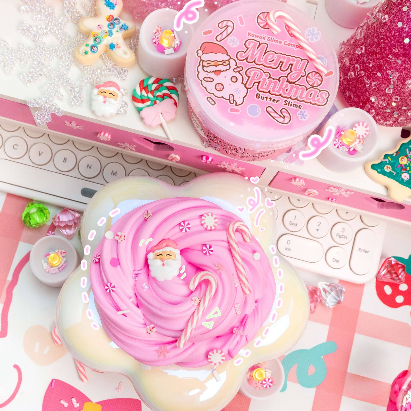 Merry Pinkmas Butter Signature Dome™ Slimes (4pcs/case)