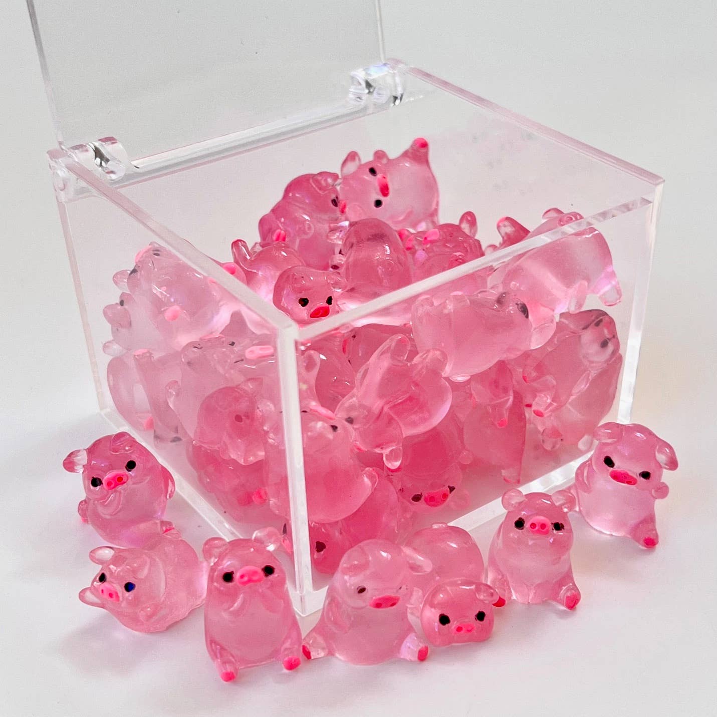 71913 Pink Piggy Miniature Figurines-50