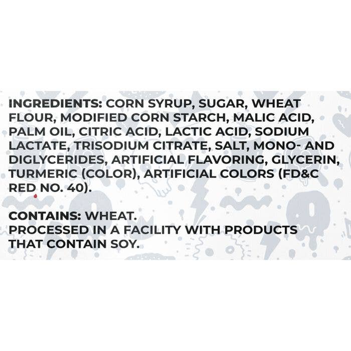 Sour Strips Duos Lemonberry 3.4oz Peg Bag, 12ct