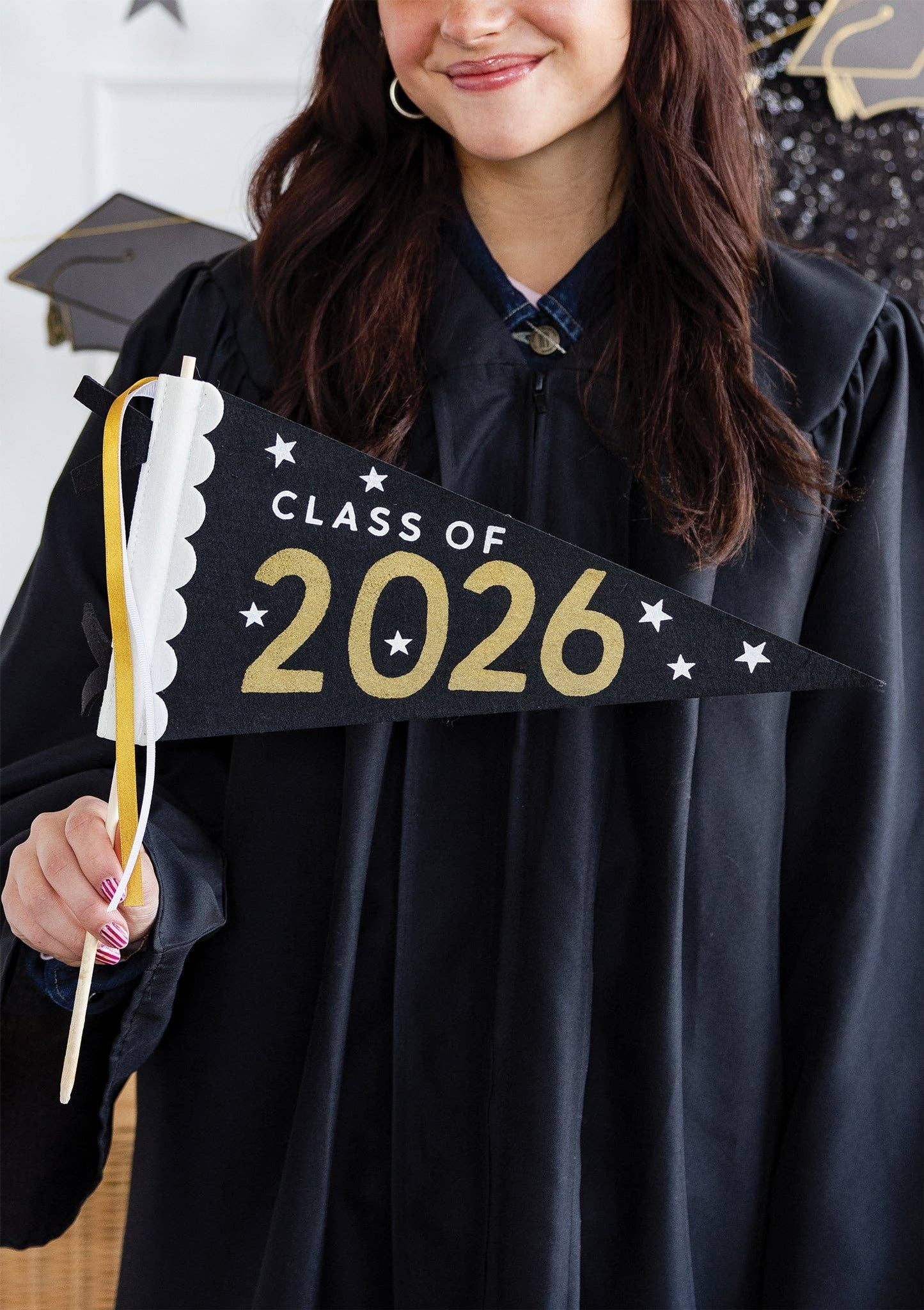 PLHB458 - Class of 2026 Felt Pennant Banner