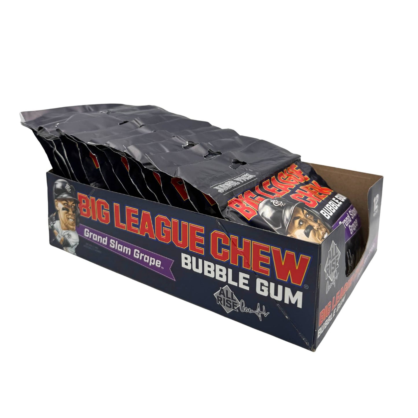 Big League Chew Grand Slam Grape/Aaron Judge, 12ct Pouch