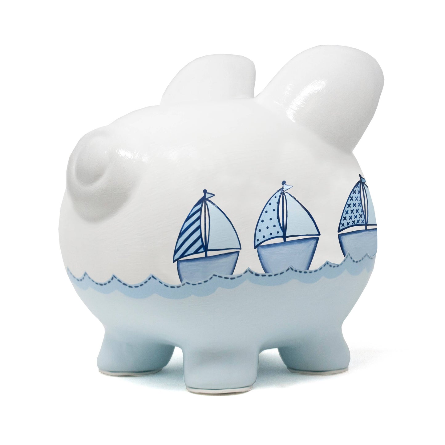 Triple Sailboat Piggy Bank